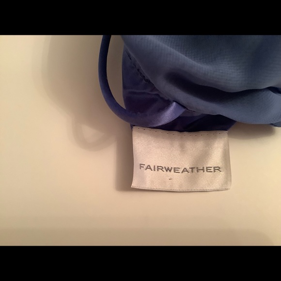 Women Long Blue Dress With Matching Shawl. Size 4. - Picture 15 of 15